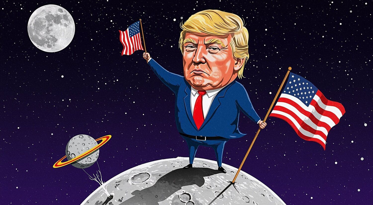 ¿Reactor nuclear en la Luna? Trump acelera el plan de la NASA para 2030