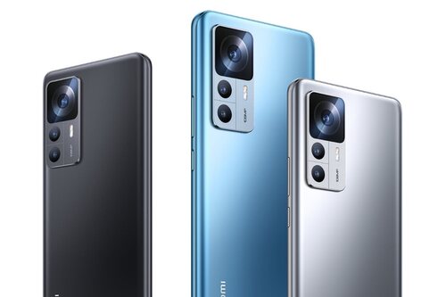 Los tres colores del Xiaomi 12T y Xiaomi 12T Pro