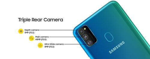 Cámara trasera del M30s.