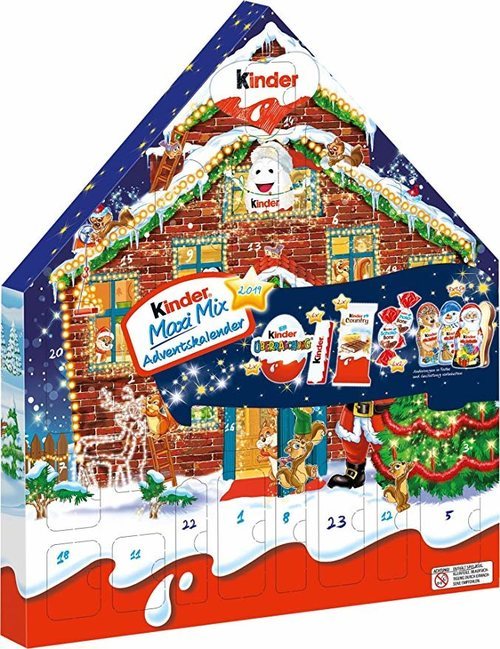 Calendario de adviento Kinder.