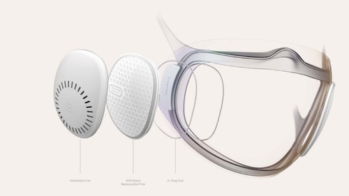 Los filtros y el ventilador del modelo X.