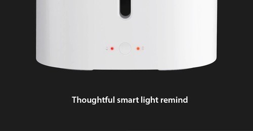 La luz LED nos informará de todo lo que pase.