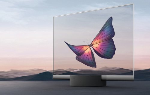 Así es el Xiaomi Mi TV LUX Transparent Edition.