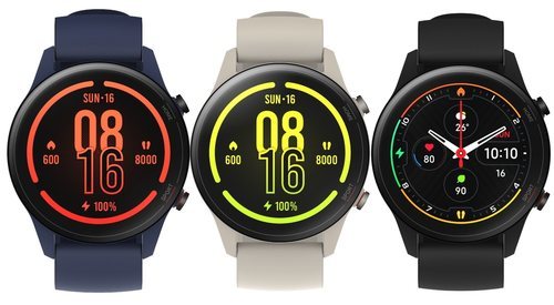 Xiaomi Mi Watch está a la venta en azul marino, beige y negro.